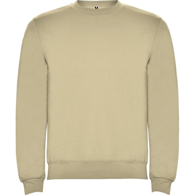 Image of ROLY ROLY Men Clasica Crew Neck Sweatshirt in Light Sand Size: X-Small Light Sand XS Male 5063527647887