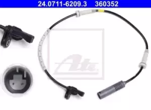Image of ATE ABS Sensor BMW 24.0711-6209.3 34522283045,34527841953,34527853586 ESP Sensor,Sensor, wheel speed