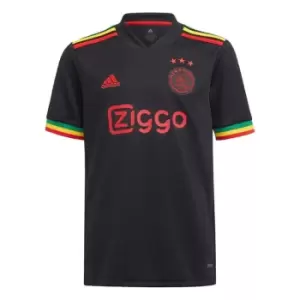 Image of adidas Ajax Third Shirt 2021 2022 Junior - Black