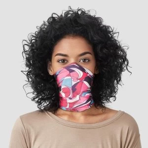 Image of Pink Patterned Neck Scarf Face Covering
