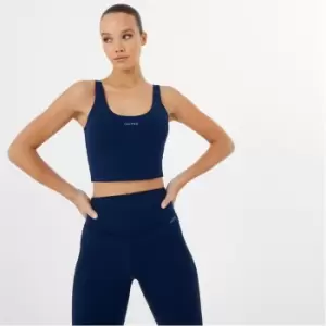 Image of USA Pro Long Line Sports Bra - Blue