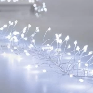 Image of 430 White LED Garland Cluster string light