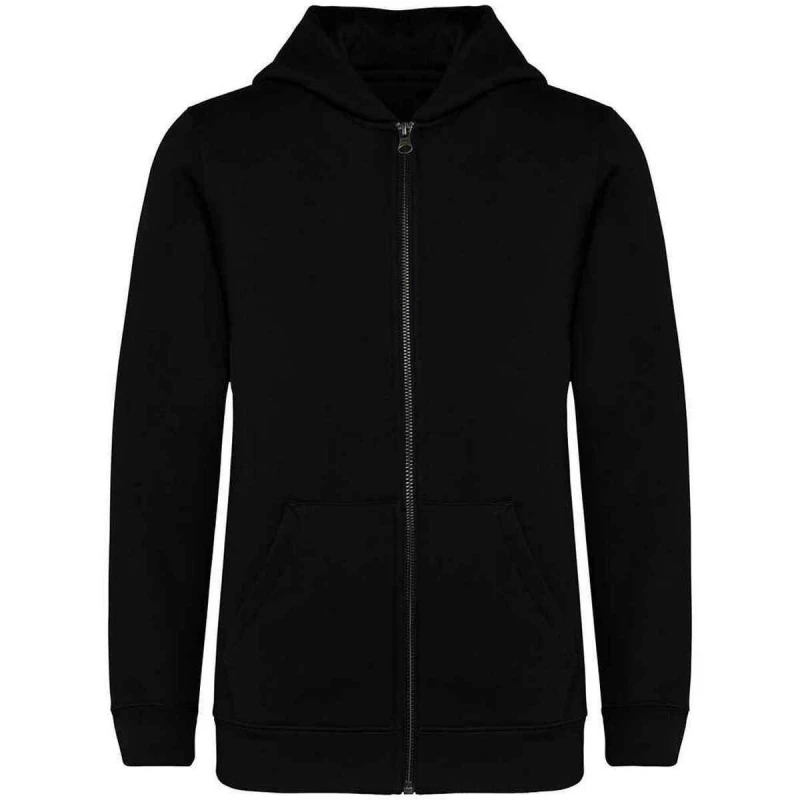 Image of Native Spirit Full Zip Hoodie in Black Size: 4-6 Years Black Unisex 4-6 Years