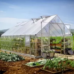 Image of Palram - Canopia Canopia by Palram Balance 10X20 Extended Greenhouse - Silver