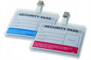 Image of Durable Colour-Coded Security Pass Holder Pack of 25 999108004