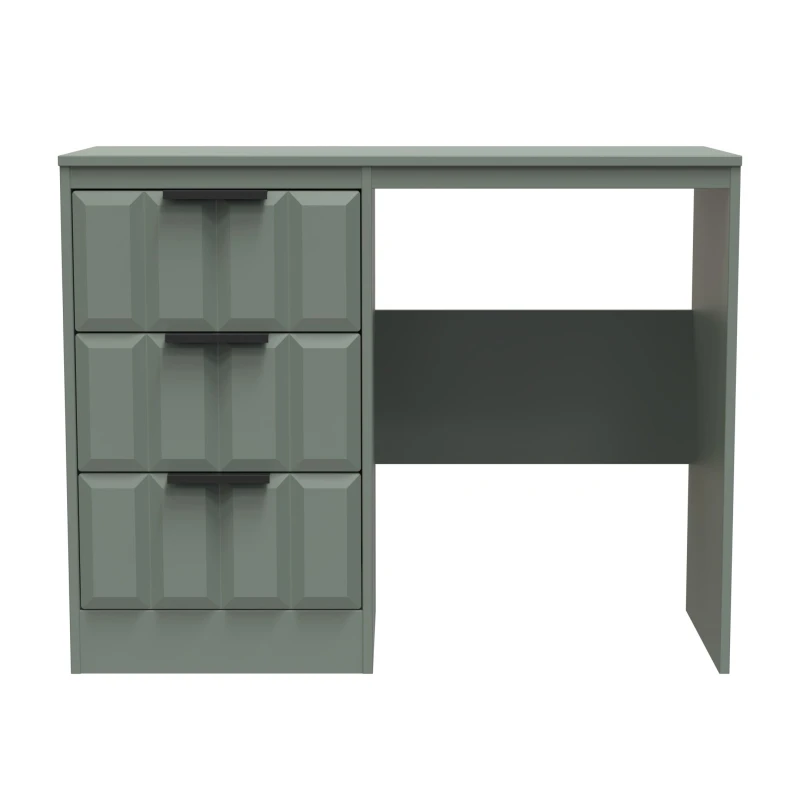 Image of Ready Assembled 2 U Seattle 3 Drawer Vanity (Ready Assembled) in Pale Green Pale Green Unisex