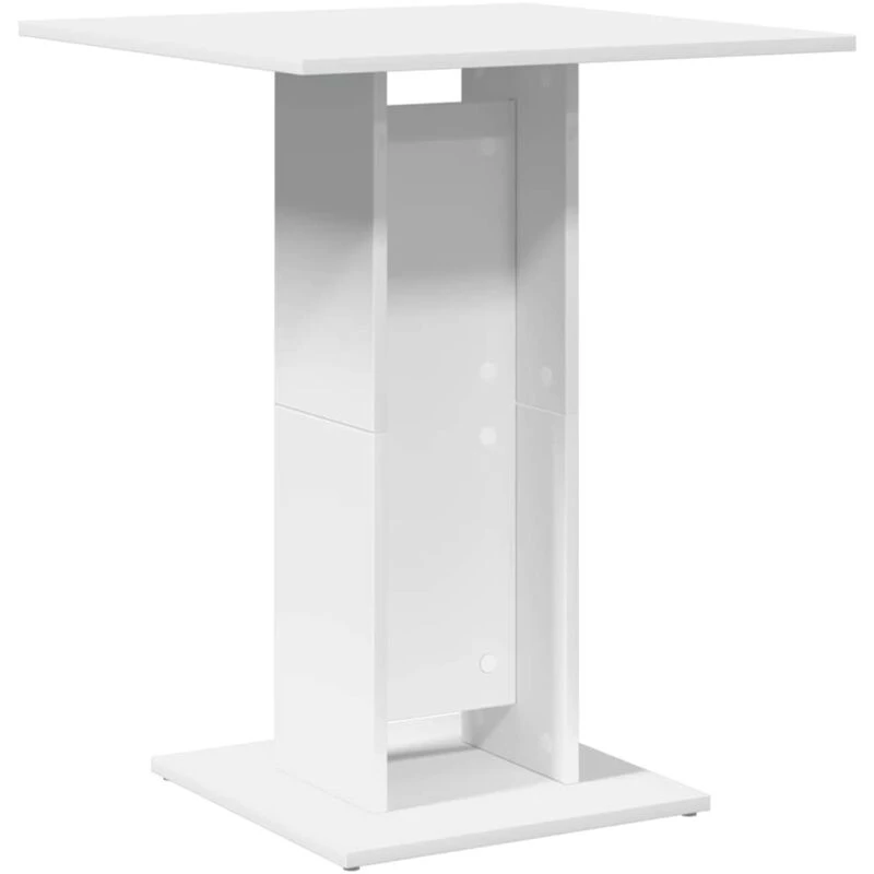 Image of VIDAXL Bistro Table White 60x60x75cm Engineered Wood vidaXL 802102