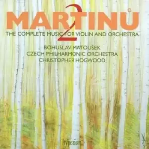 Image of Bohuslav Martinu - Complete Music for Violin and Orchestra, The - 2 (Hogwood) CD Album - Used