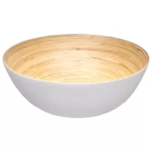 Image of Bamboo 25cm Salad Bowl White