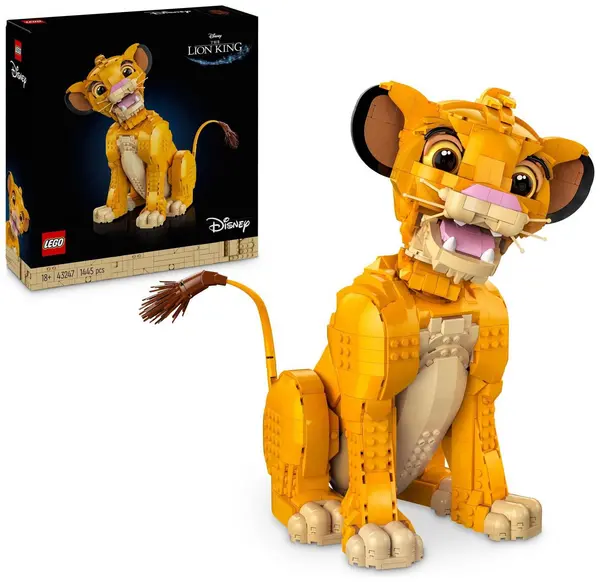 Image of LEGO LEGO Disney Young Simba the Lion King Set for Adults 43247