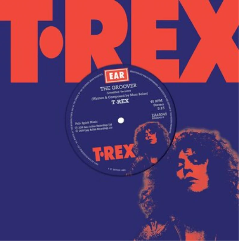 Image of T. Rex The Groover 7" Single Black unisex