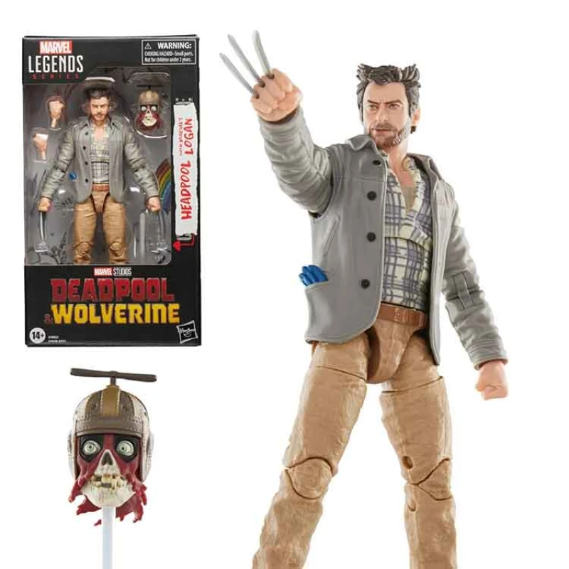 Image of AJ Toys & Books Deadpool & Wolverine Marvel Legends Headpool with Logan 6" Action Figure