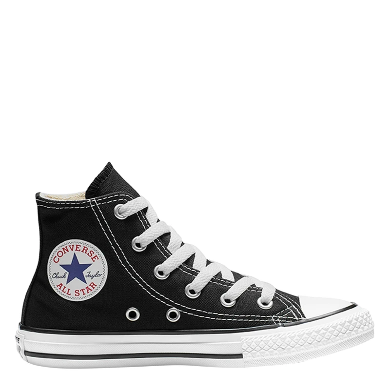 Image of Converse Kids Star High Top Black Canvas Trainers, 7 Infant, 7infant