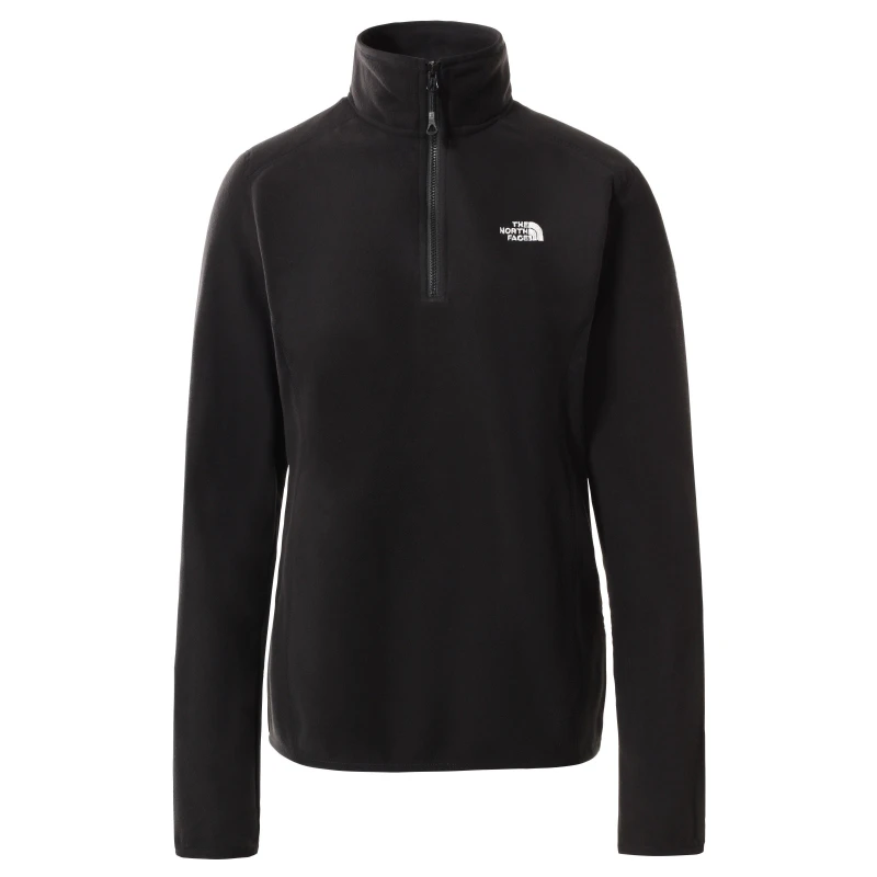 Image of The North Face 100 Glacier 1/4 Zip Fleece Womens TNF Black female 14 (L)