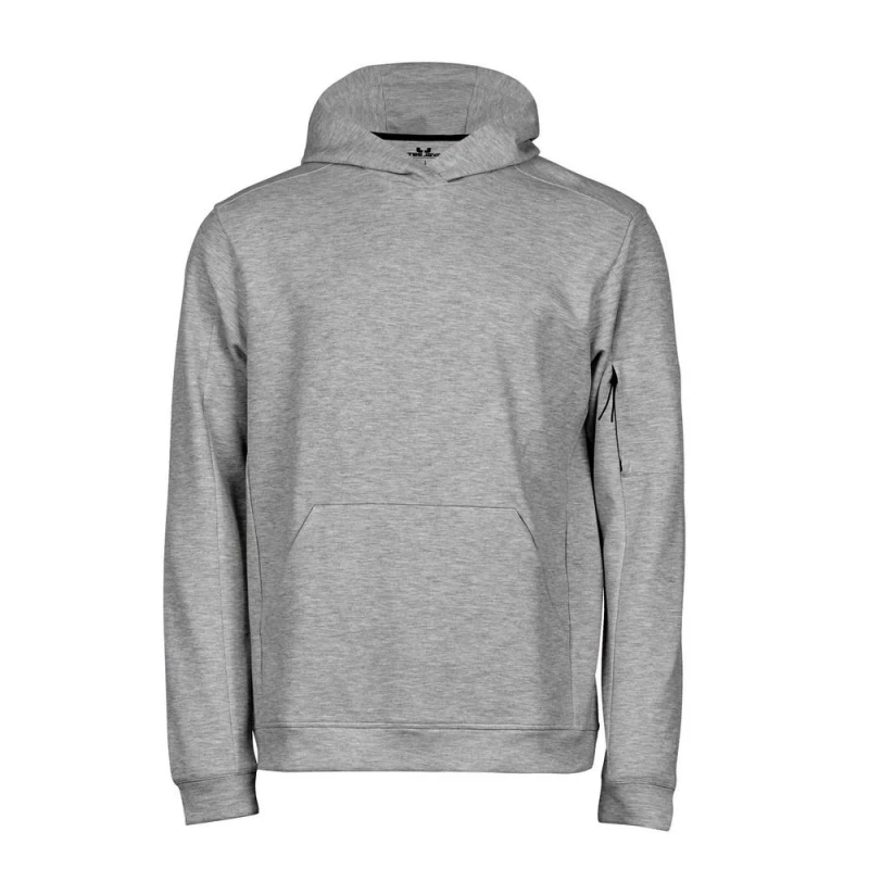 Image of TEE JAYS Mens Athletic Hoodie in Grey Size: XS Grey Male XS