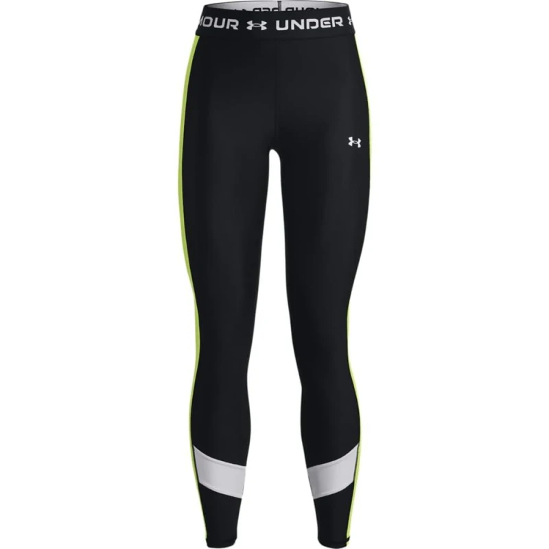 Image of Under Armour HeatGear Colourblock Leggings - Black 4