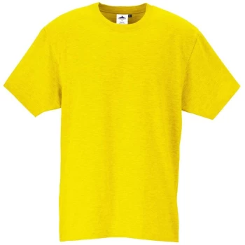Image of Portwest - B195YERM - sz M Turin Premium T-Shirt Workwear - Yellow