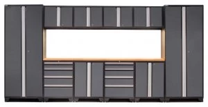 Image of Bold 3.0 Grey 12 piece Garage Cabinet Set 8 Shelves