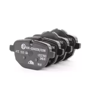 Image of ATE Brake pad set BMW,MINI 13.0470-2760.2 34216788284,34216796741,34216798193 34216862202,34216870558,34216885451