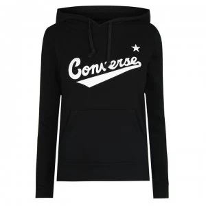 Image of Converse Nova Logo Hoodie Ladies - Black 001