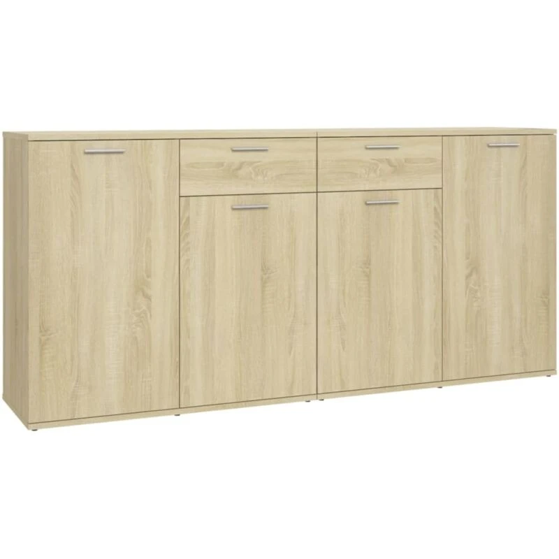 Image of VIDAXL Sideboard Sonoma Oak 160x36x75cm Engineered Wood Vidaxl 8720286459126