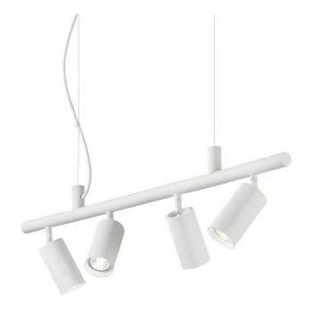 Image of Ideal Lux Lighting - Ideal Lux DYNAMITE - Indoor 4 Lights Spotlight Ceiling Pendant Lamp White, GU10