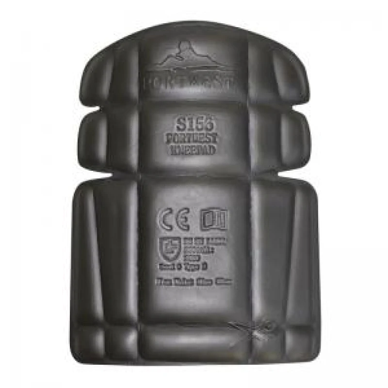 Image of Portwest Insert Knee Pads S156BKR Colour: Black