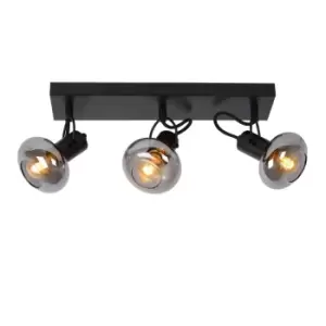 Image of Madee Modern Ceiling Spotlight Bar - 3xE14 - Black