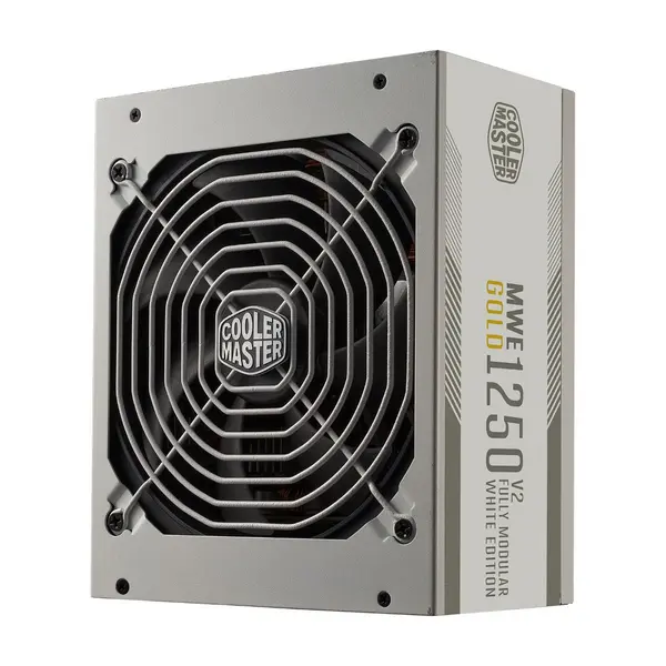 Image of Cooler Master MWE Gold 1250 V2 ATX 3.0 1250W PSU Modular White Power Supply - MPE-C501-AFCAG-3GUK