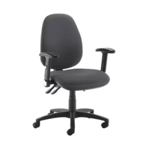 Image of Dams MTO Jota High Back Operator Chair with Folding Arms - Panama Red