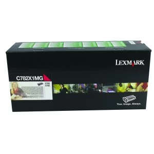 Image of Lexmark C782X1MG Magenta Laser Toner Ink Cartridge