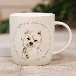 Image of Best of Breed New Bone China Mug - West Highland Terrier