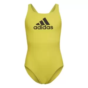 Image of adidas BOS Swimsuit Junior Girls - Yellow