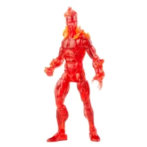 Image of Hasbro Marvel Legends Series Retro Fantastic Four The Human Torch Action Figure