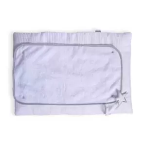 Image of Clair de Lune Silver Lining Roly Poly Travel & Change Mat - White