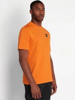 Image of Lyle & Scott Casuals Ripstop Detail T-Shirt - Orange