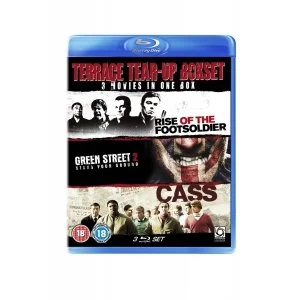 Image of Terrace Tear-Up Box Set Green Street 2/Cass/Rise of the Footsoldier Bluray
