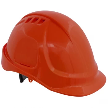 Image of Worksafe 502O Plus Safety Helmet - Vented (Orange)