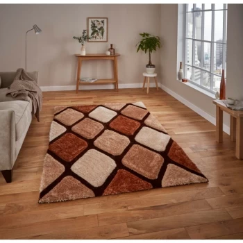 Image of Noble House 9247 Beige Brown 120cm x 170cm Rectangle - Brown and Beige