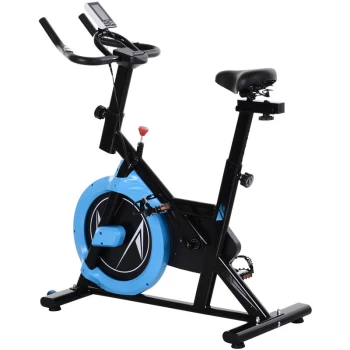 Image of Homcom - Stationary Exercise Bike Adjustable Resistancew/ LCD Monitor Indoor Cycling