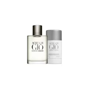 Image of Giorgio Armani Acqua Di Gio Eau de Toilette For Him 100ml + Deostick 75ml Gift Set