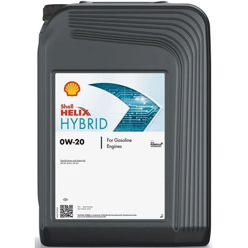 Image of SHELL 550056726 Engine oil Helix HYBRID 0W-20 Capacity: 20l Engine Oil (1862)