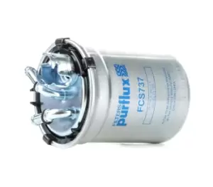 Image of PURFLUX Fuel Filter FCS737 VW,SKODA,SEAT,POLO (9N_),Polo Limousine (9A4, 9A2, 9N2, 9A6),Polo Limousine (9N4),Fabia II Schragheck (542)