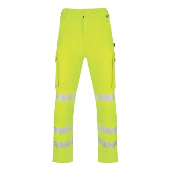 Image of Beeswift Envirowear Beeswift Envirowear High Visibility Trousers Saturn Yellow 44 EWCTRSY44