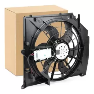 Image of RIDEX Cooling Fan 508R0183 Radiator Fan,Fan, radiator BMW,3 Limousine (E46),3 Touring (E46),3 Coupe (E46),3 Cabrio (E46),3 Compact (E46)