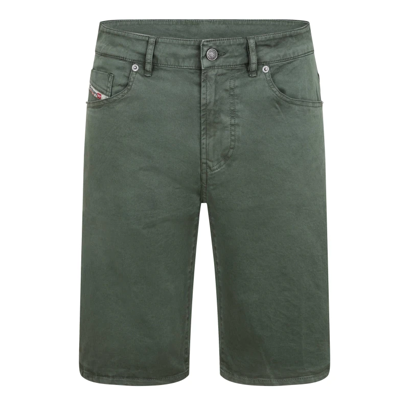Image of Diesel Mens Fleece Jogger Shorts Green male 30