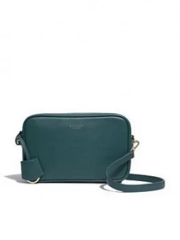 Image of Radley Manor Grove Small Zip Top Cross Body Bag - Kale