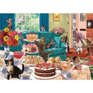 Image of Gibsons Feline Frenzy Jigsaw Puzzle - 1000 pieces
