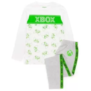 Image of Xbox Girls Long-Sleeved Pyjama Set (6-7 Years) (White)