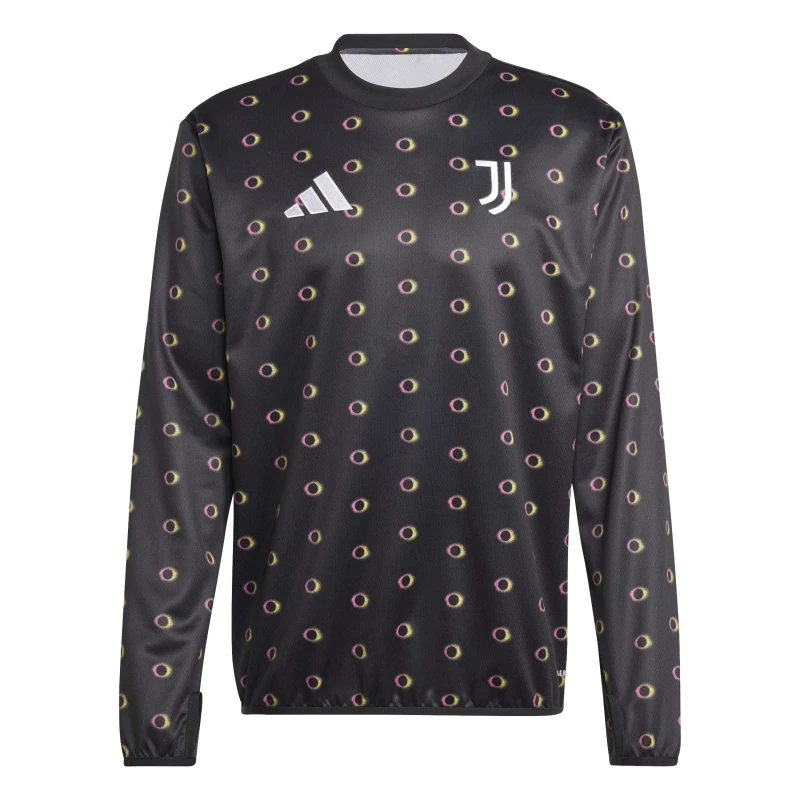 Image of adidas Mens adidas Juve Pre-Match Shirt 24/25 Black male S
